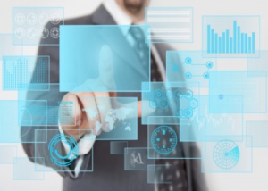 Futuristic touchscreen